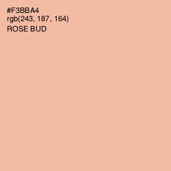 #F3BBA4 - Rose Bud Color Image